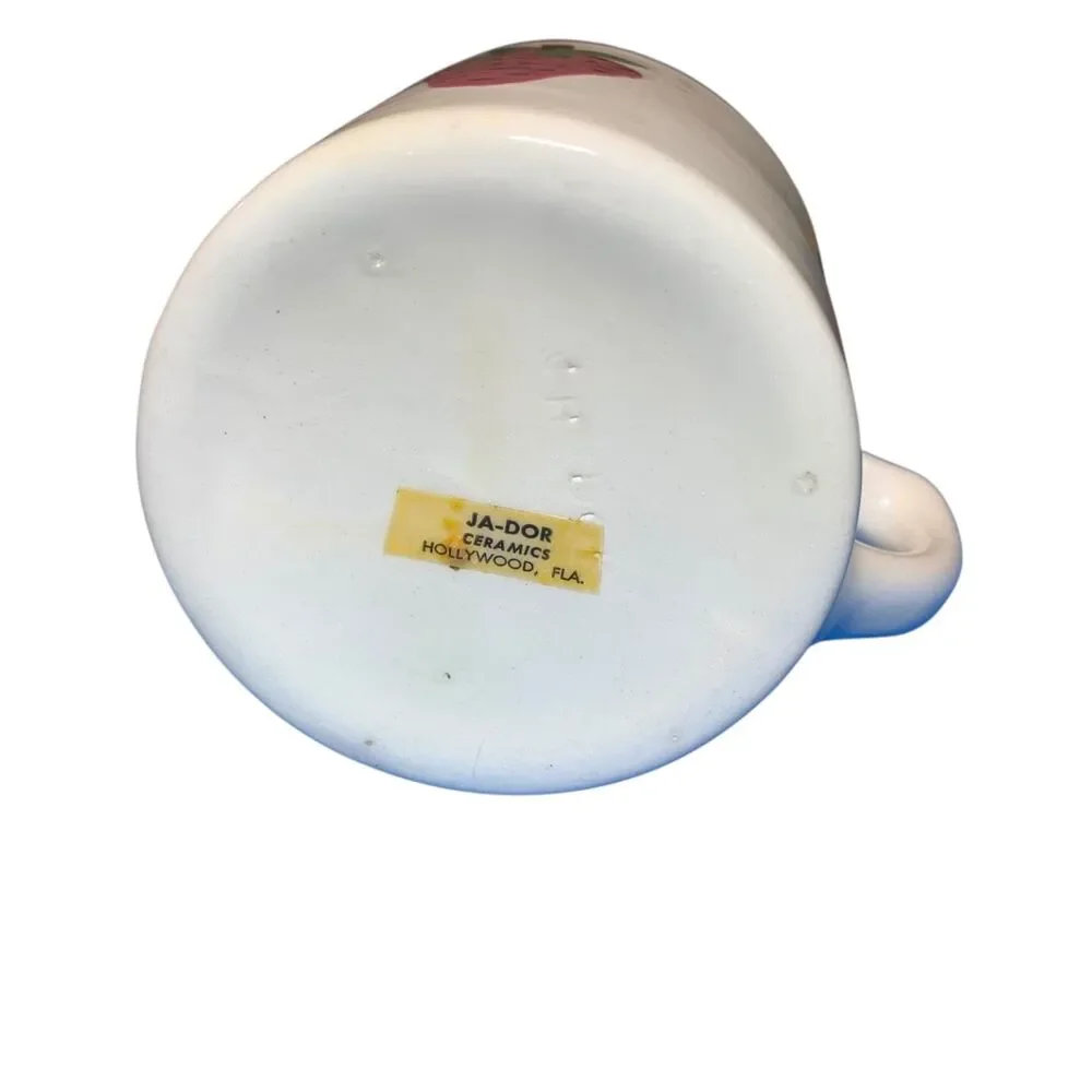 Ja-Dor Handmade Strawberry Design Ceramic Tea Coffee Mug
